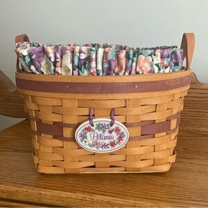 1997 Longaberger Petunia Basket